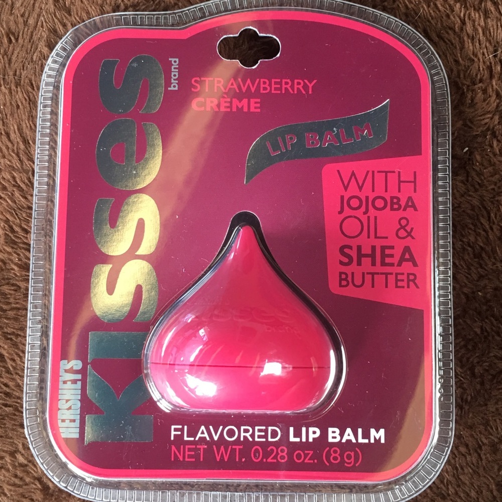 New KISSES strawberry crème Lip Balm